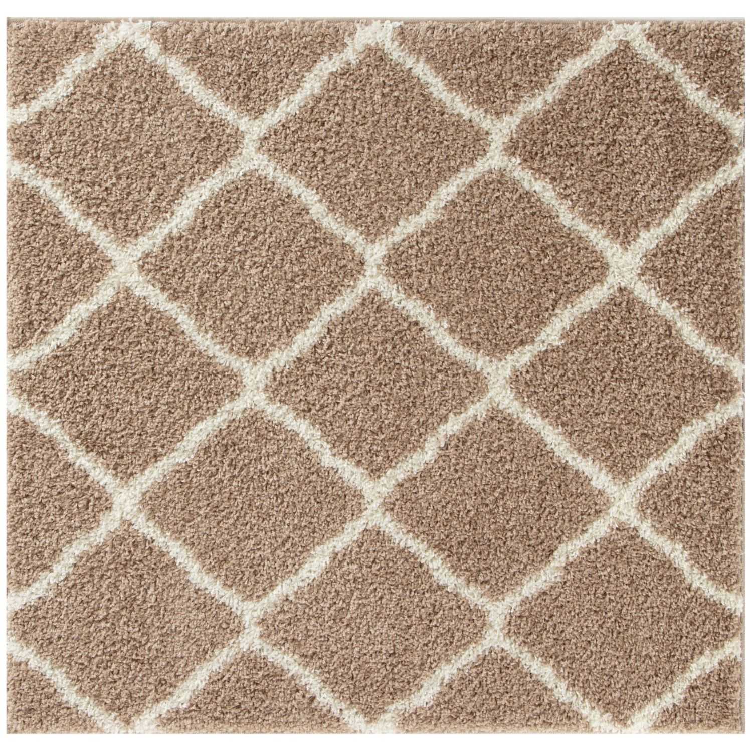 Moroccan Beige Shaggy Rug | 720 - Bargainia.com - 5056584504392 - 3303