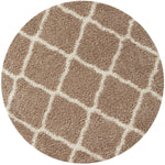 Moroccan Beige Shaggy Rug | 720 - Bargainia.com - 