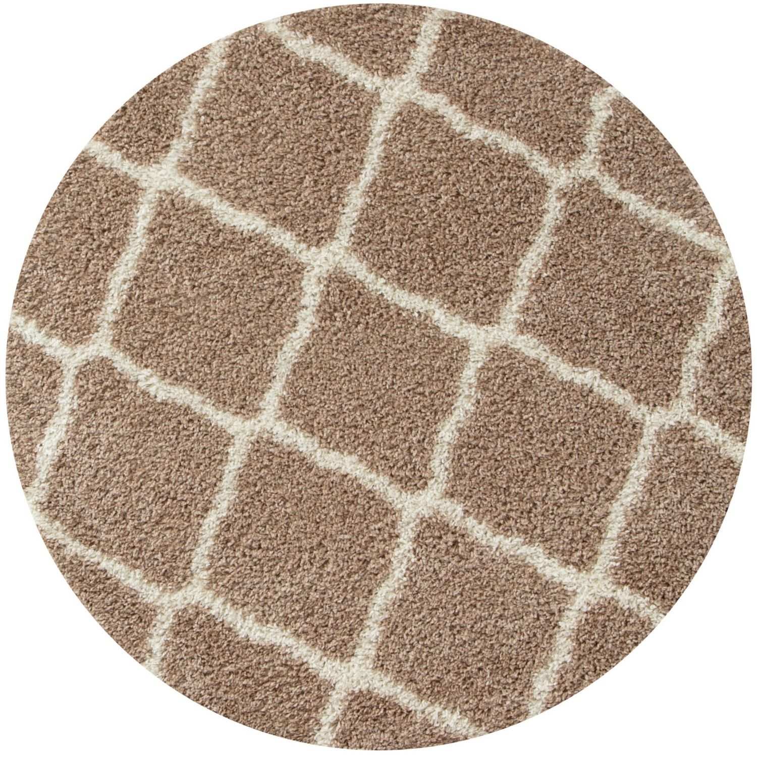 Moroccan Beige Shaggy Rug | 720 - Bargainia.com - 5056584504453 - 3304