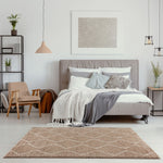 Moroccan Beige Shaggy Rug | 820 - Bargainia.com - 