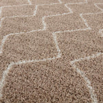 Moroccan Beige Shaggy Rug | 820 - Bargainia.com - 