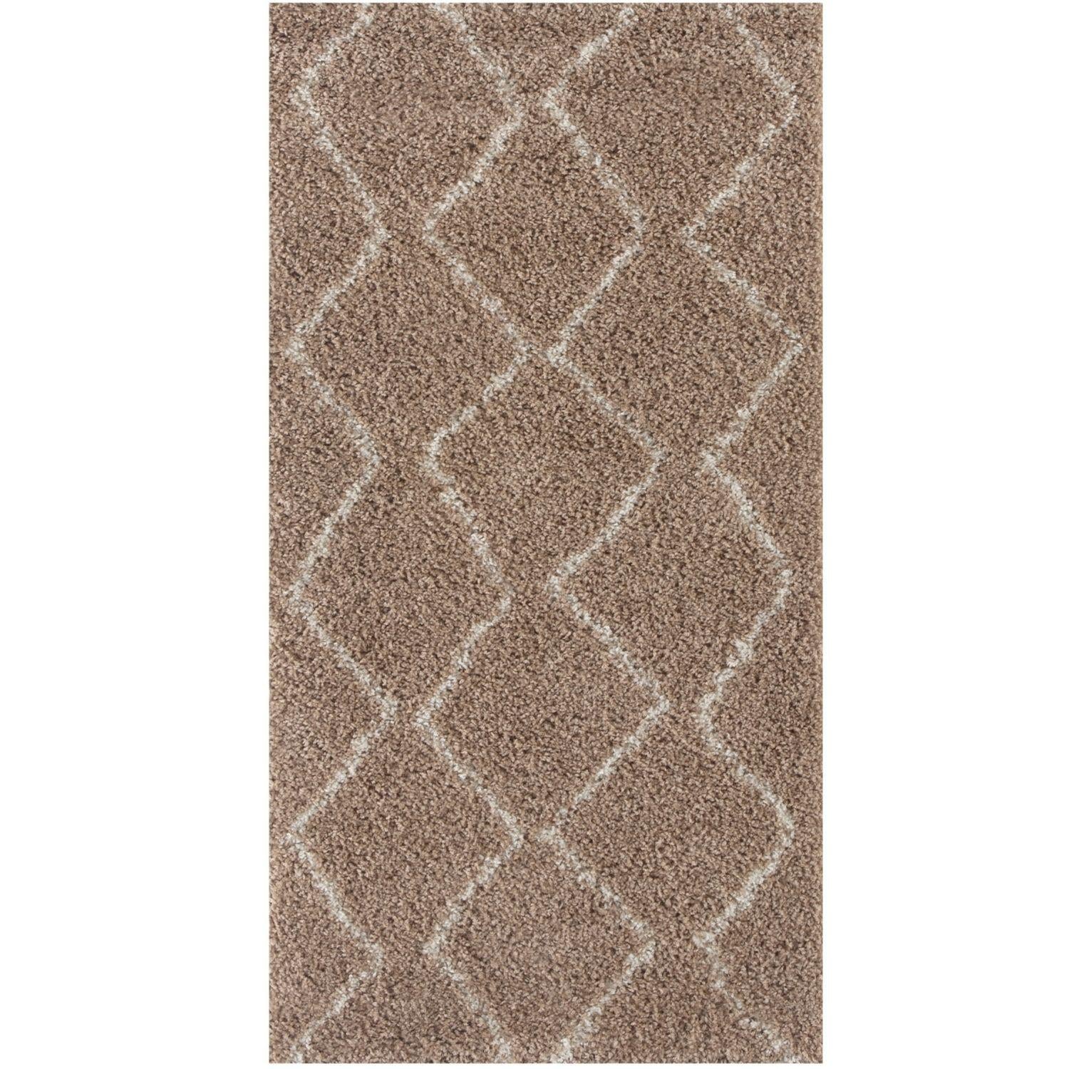 Moroccan Beige Shaggy Rug | 820 - Bargainia.com - 5056584513462 - 3474