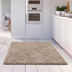 Moroccan Beige Shaggy Rug | 820 - Bargainia.com - 