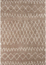 Moroccan Beige Shaggy Rug | 920 - Bargainia.com - 
