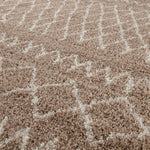 Moroccan Beige Shaggy Rug | 920 - Bargainia.com - 