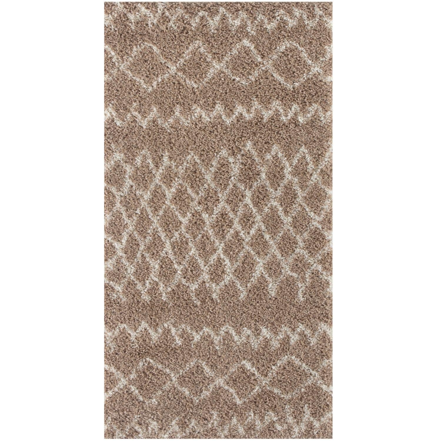 Moroccan Beige Shaggy Rug | 920 - Bargainia.com - 5056584513547 - 3534