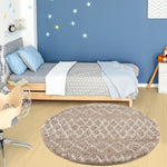 Moroccan Beige Shaggy Rug | 920 - Bargainia.com - 