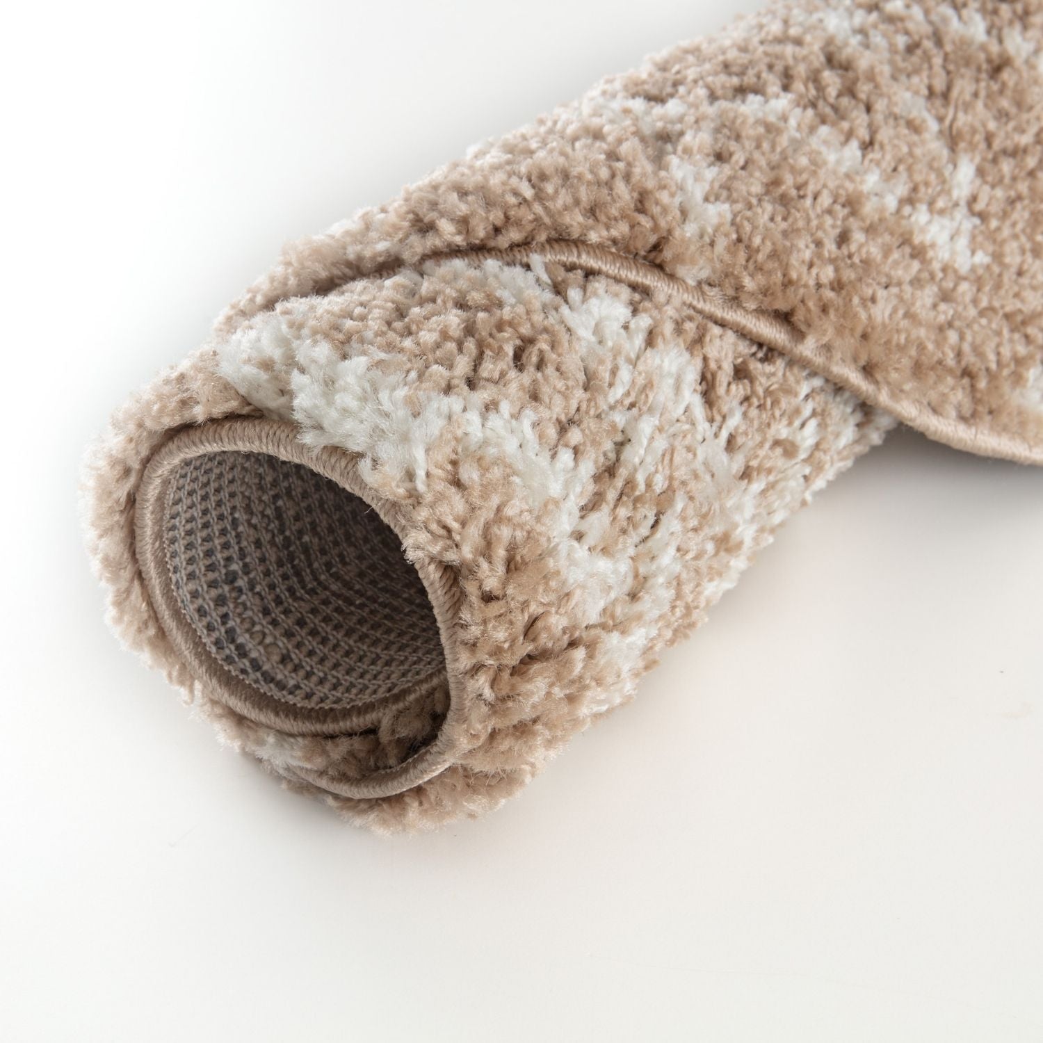 Moroccan Beige Shaggy Rug | 920 - Bargainia.com - 5056584513905 - 3536