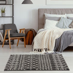 Moroccan Dark Grey Shaggy Rug | 1040 - Bargainia.com - 
