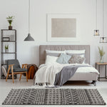 Moroccan Dark Grey Shaggy Rug | 1040 - Bargainia.com - 