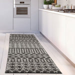 Moroccan Dark Grey Shaggy Rug | 1040 - Bargainia.com - 