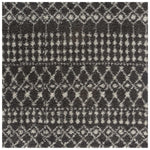 Moroccan Dark Grey Shaggy Rug | 1040 - Bargainia.com - 