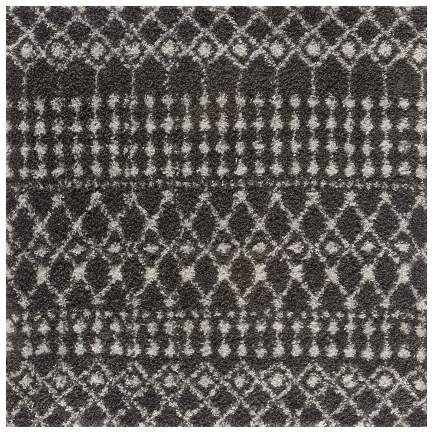 Moroccan Dark Grey Shaggy Rug | 1040 - Bargainia.com - 5056584541700 - 3617