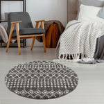 Moroccan Dark Grey Shaggy Rug | 1040 - Bargainia.com - 