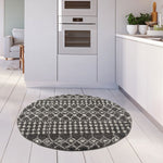 Moroccan Dark Grey Shaggy Rug | 1040 - Bargainia.com - 