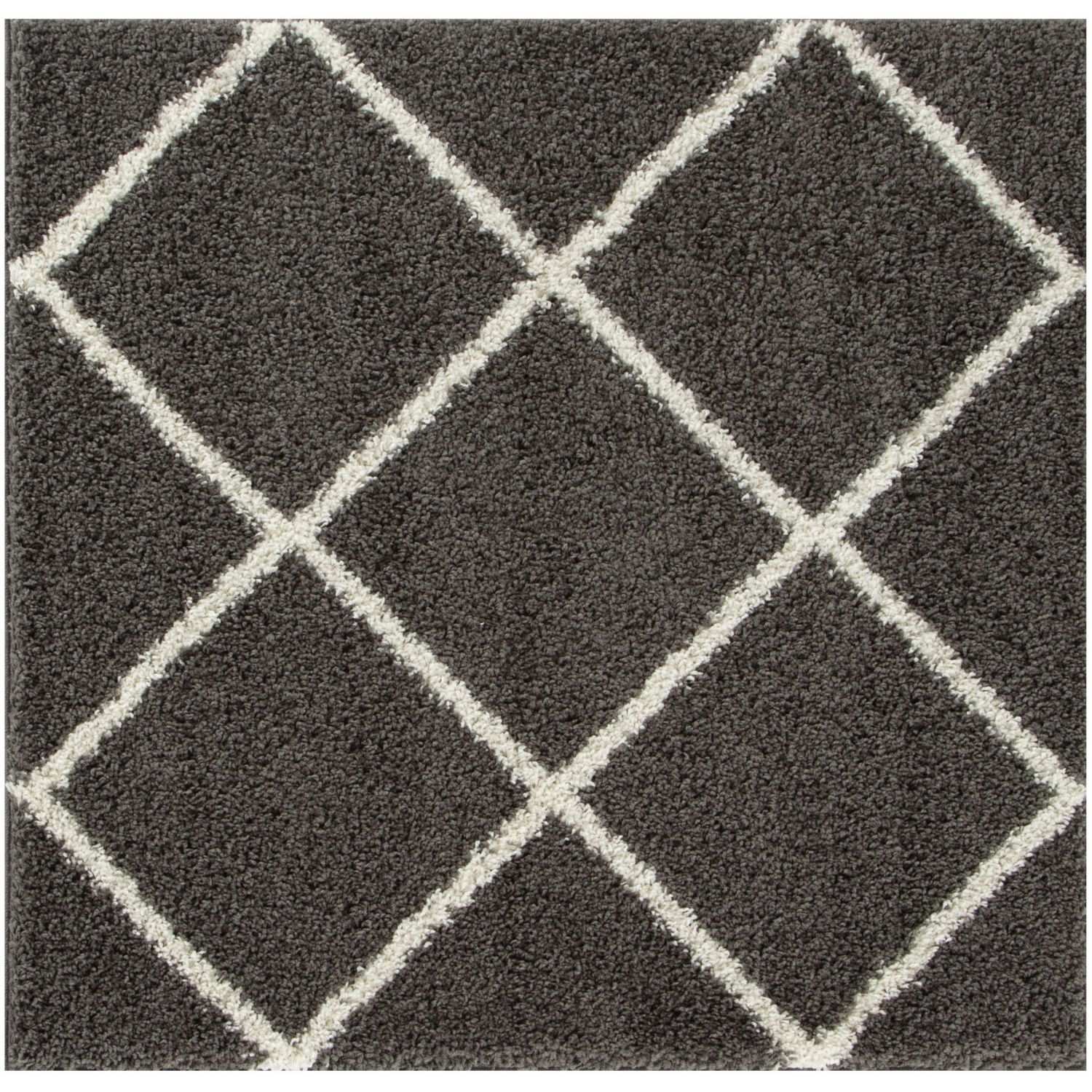 Moroccan Dark Grey Shaggy Rug | 540 - Bargainia.com - 5056584503210 - 3203