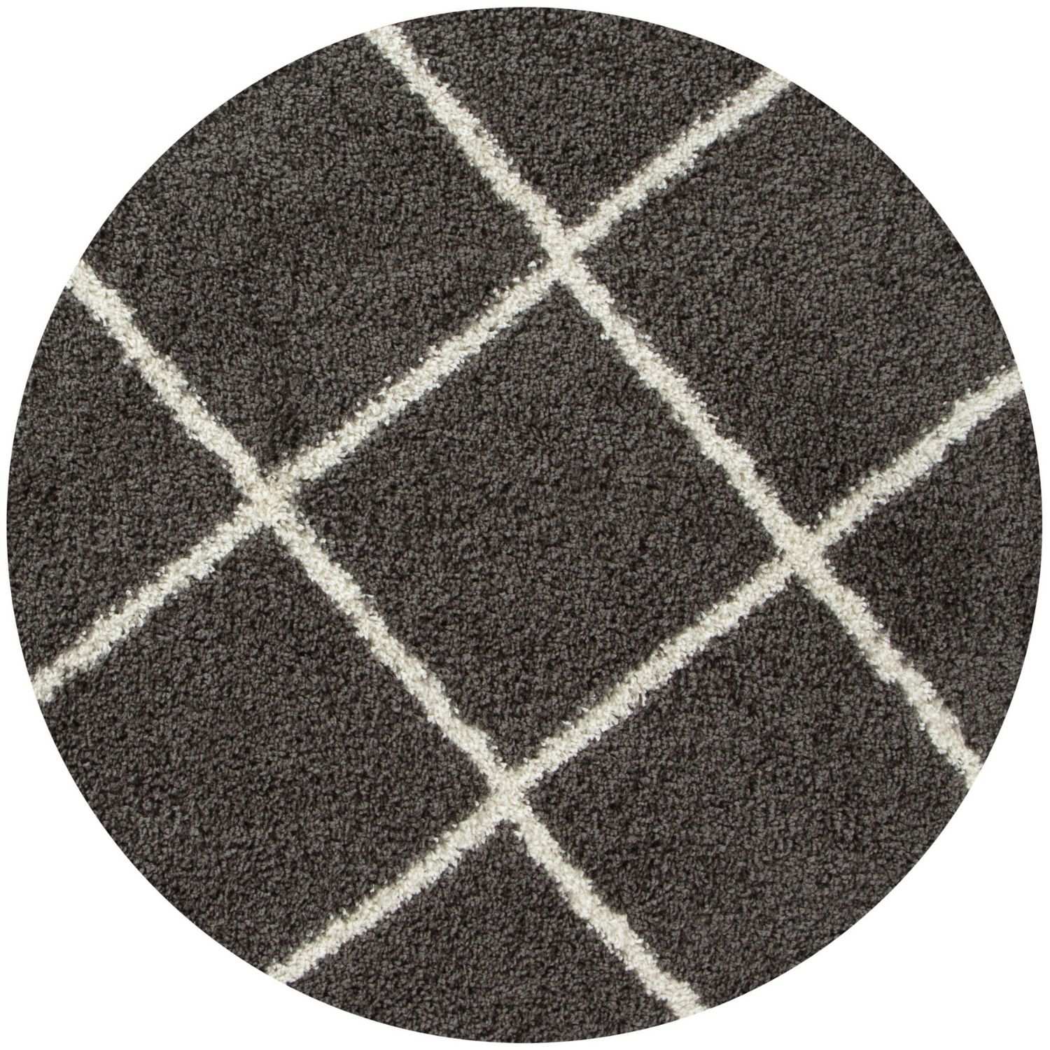 Moroccan Dark Grey Shaggy Rug | 540 - Bargainia.com - 5056584503272 - 3204