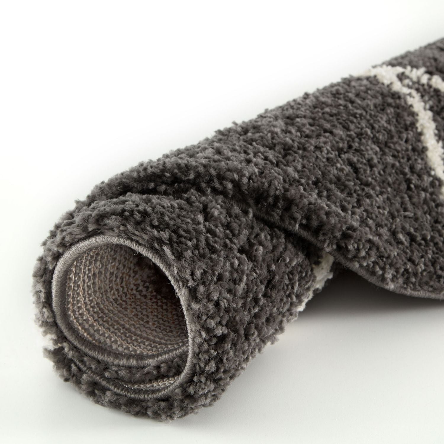 Moroccan Dark Grey Shaggy Rug | 540 - Bargainia.com - 5056584503272 - 3204