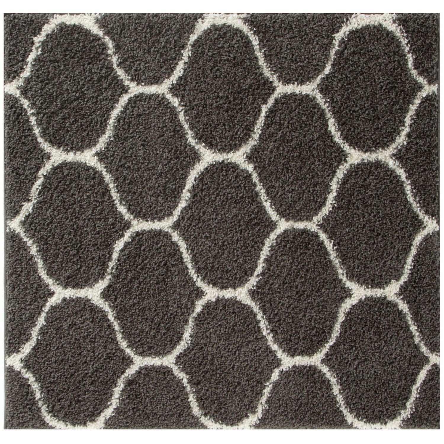 Moroccan Dark Grey Shaggy Rug | 640 - Bargainia.com - 5056584503814 - 3263