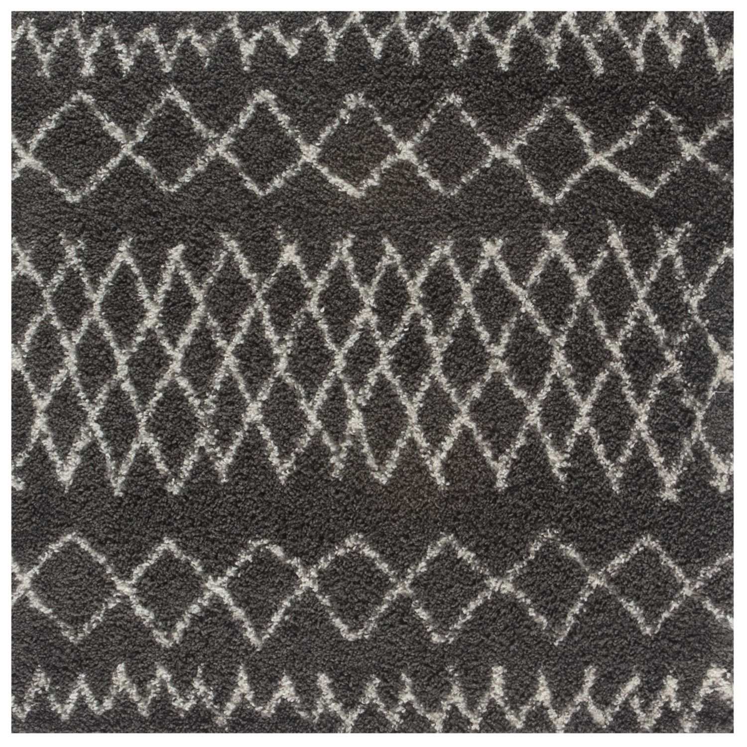 Moroccan Dark Grey Shaggy Rug | 940 - Bargainia.com - 5056584513806 - 3557