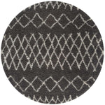 Moroccan Dark Grey Shaggy Rug | 940 - Bargainia.com - 