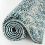 Moroccan Duck Egg Blue Shaggy Rug | 1050 - Bargainia.com - 
