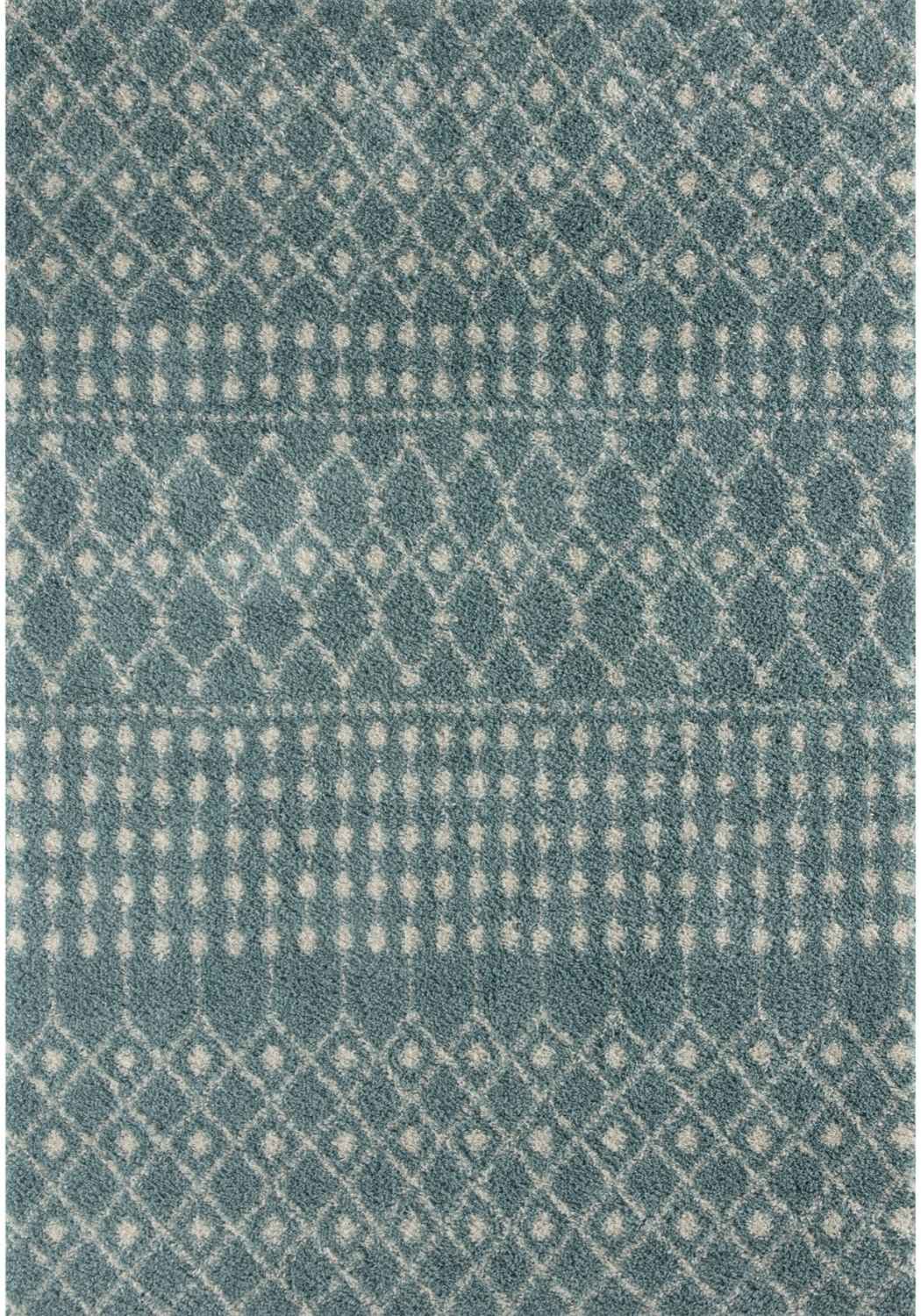 Moroccan Duck Egg Blue Shaggy Rug | 1050 - Bargainia.com - 