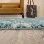 Moroccan Duck Egg Blue Shaggy Rug | 1050 - Bargainia.com - 