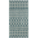 Moroccan Duck Egg Blue Shaggy Rug | 1050 - Bargainia.com - 