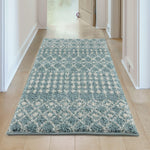 Moroccan Duck Egg Blue Shaggy Rug | 1050 - Bargainia.com - 