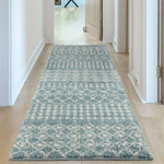 Moroccan Duck Egg Blue Shaggy Rug | 1050 - Bargainia.com - 