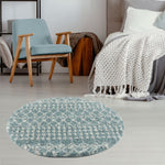 Moroccan Duck Egg Blue Shaggy Rug | 1050 - Bargainia.com - 