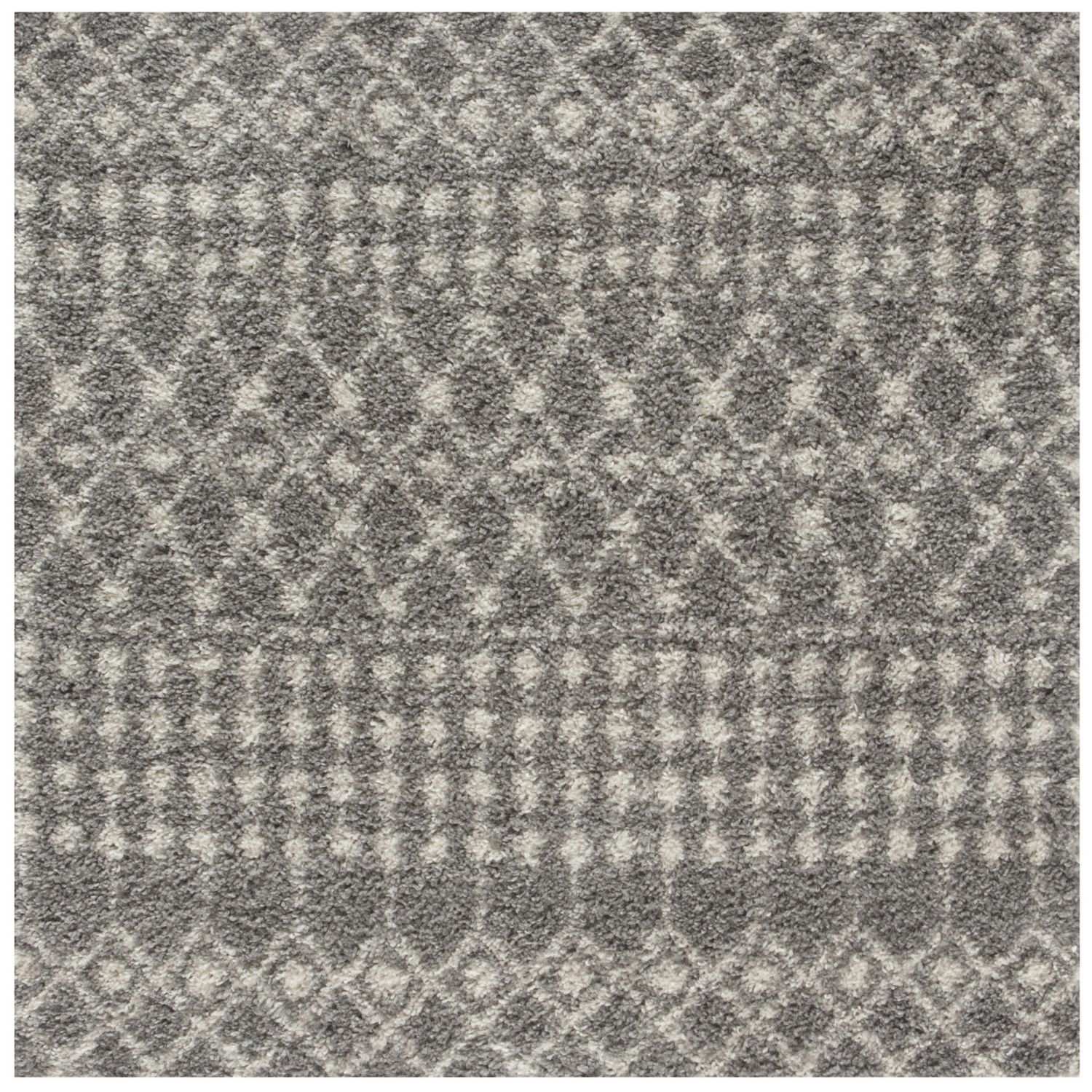 Moroccan Grey Shaggy Rug | 1010 - Bargainia.com - 5056584541496 - 3583