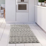 Moroccan Grey Shaggy Rug | 1010 - Bargainia.com - 