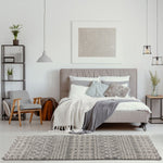 Moroccan Grey Shaggy Rug | 1010 - Bargainia.com - 