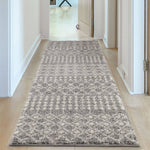 Moroccan Grey Shaggy Rug | 1010 - Bargainia.com - 