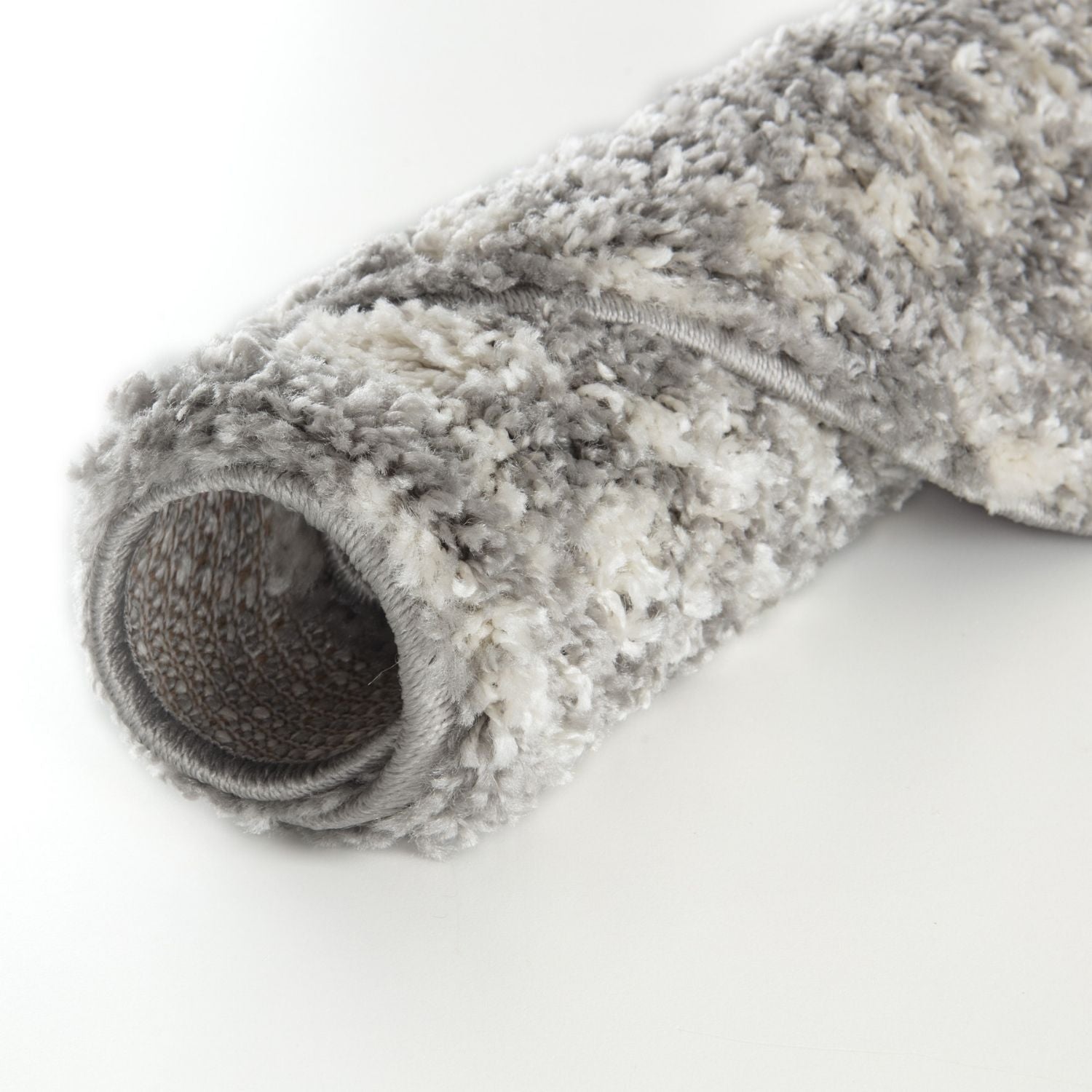 Moroccan Grey Shaggy Rug | 1010 - Bargainia.com - 