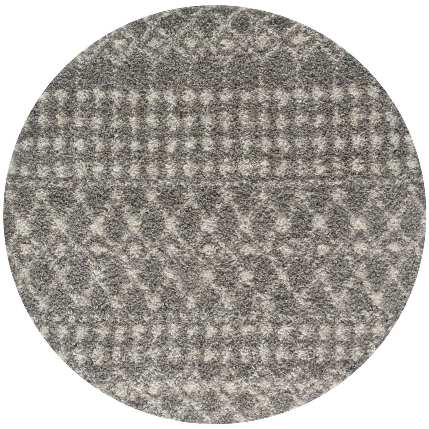 Moroccan Grey Shaggy Rug | 1010 - Bargainia.com - 5056584541731 - 3586