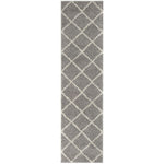 Moroccan Grey Shaggy Rug | 510 - Bargainia.com - 