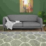 Moroccan Grey Shaggy Rug | 610 - Bargainia.com - 