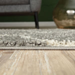 Moroccan Grey Shaggy Rug | 610 - Bargainia.com - 