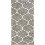 Moroccan Grey Shaggy Rug | 610 - Bargainia.com - 