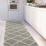 Moroccan Grey Shaggy Rug | 710 - Bargainia.com - 