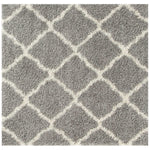 Moroccan Grey Shaggy Rug | 710 - Bargainia.com - 