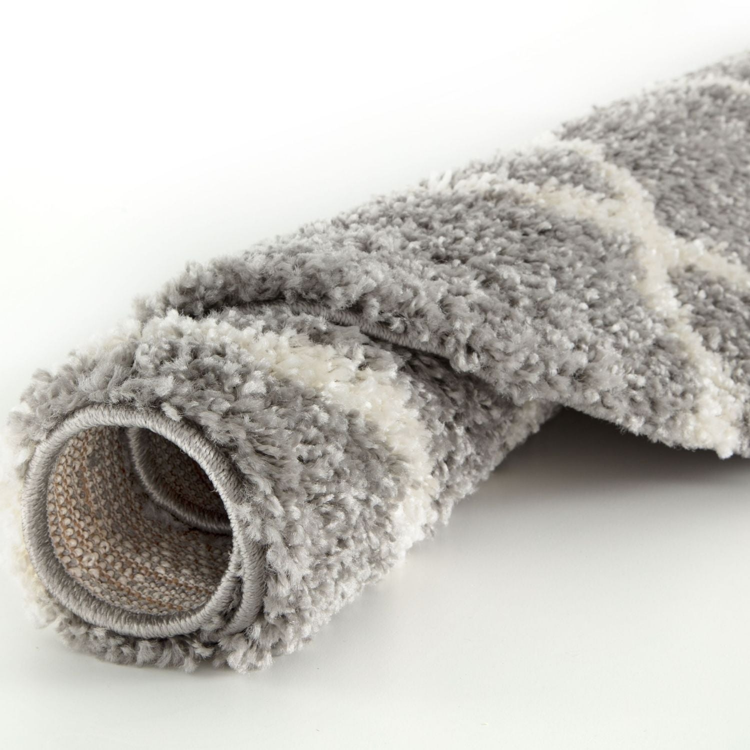 Moroccan Grey Shaggy Rug | 710 - Bargainia.com - 5056584504446 - 3294