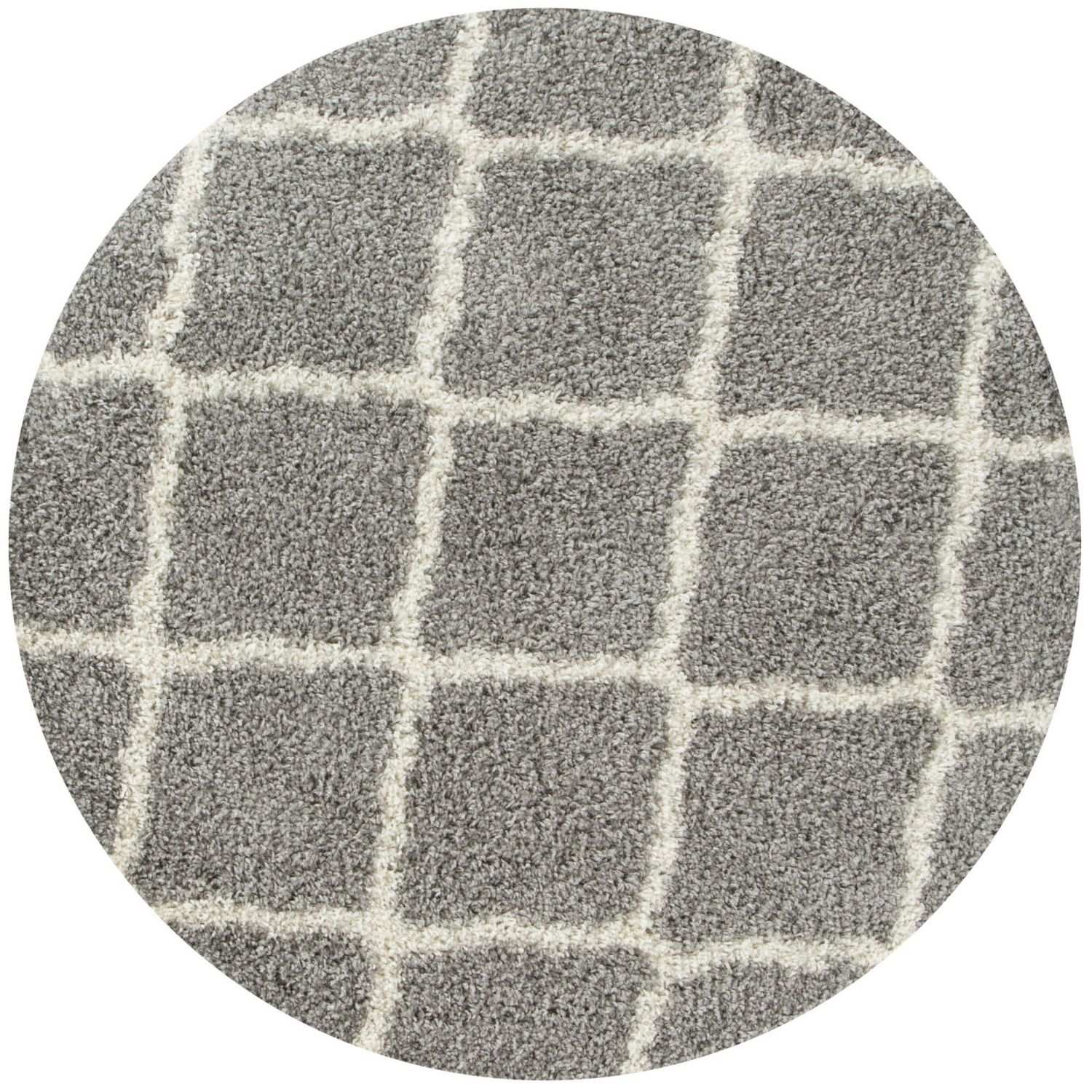 Moroccan Grey Shaggy Rug | 710 - Bargainia.com - 5056584504446 - 3294