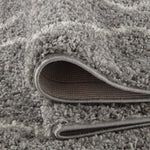Moroccan Grey Shaggy Rug | 810 - Bargainia.com - 
