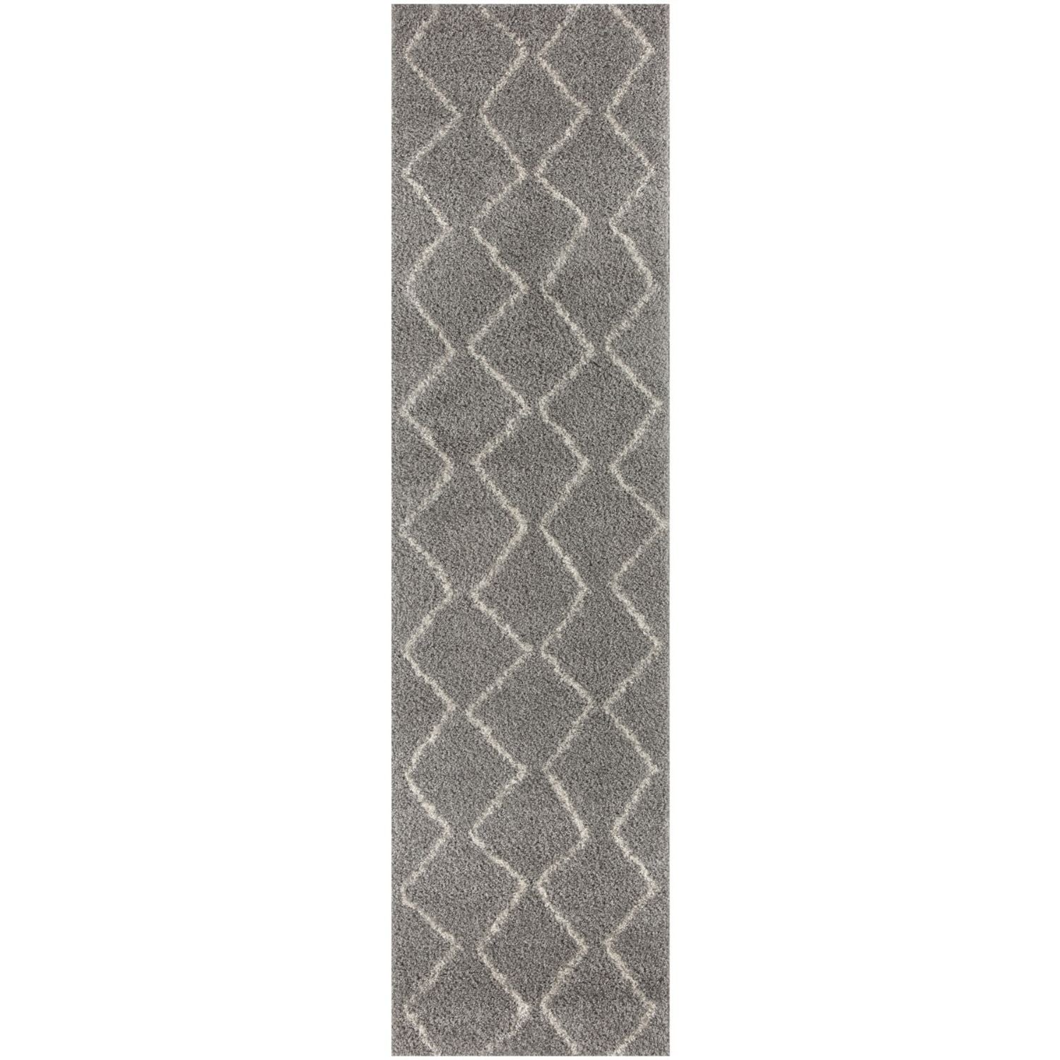 Moroccan Grey Shaggy Rug | 810 - Bargainia.com - 5056584513592 - 3465