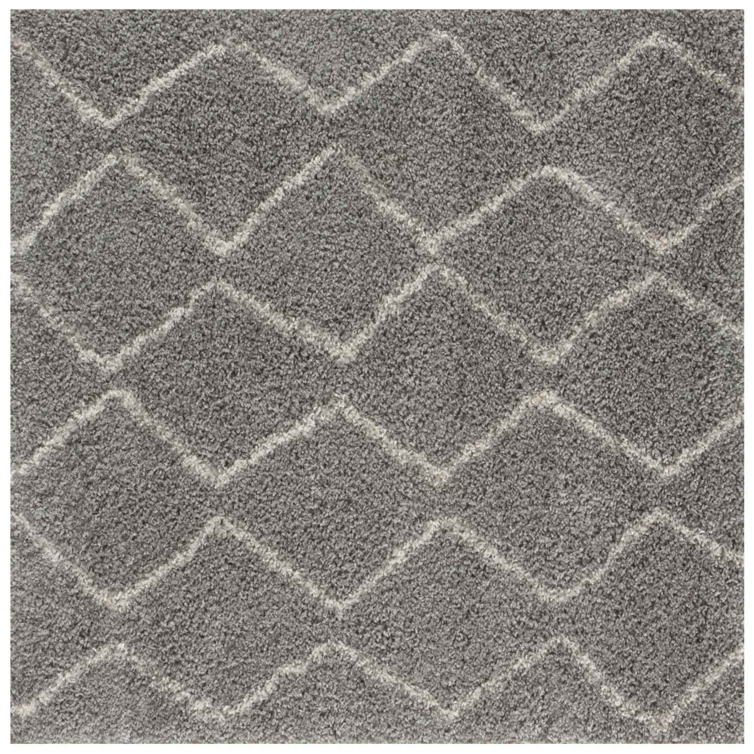 Moroccan Grey Shaggy Rug | 810 - Bargainia.com - 