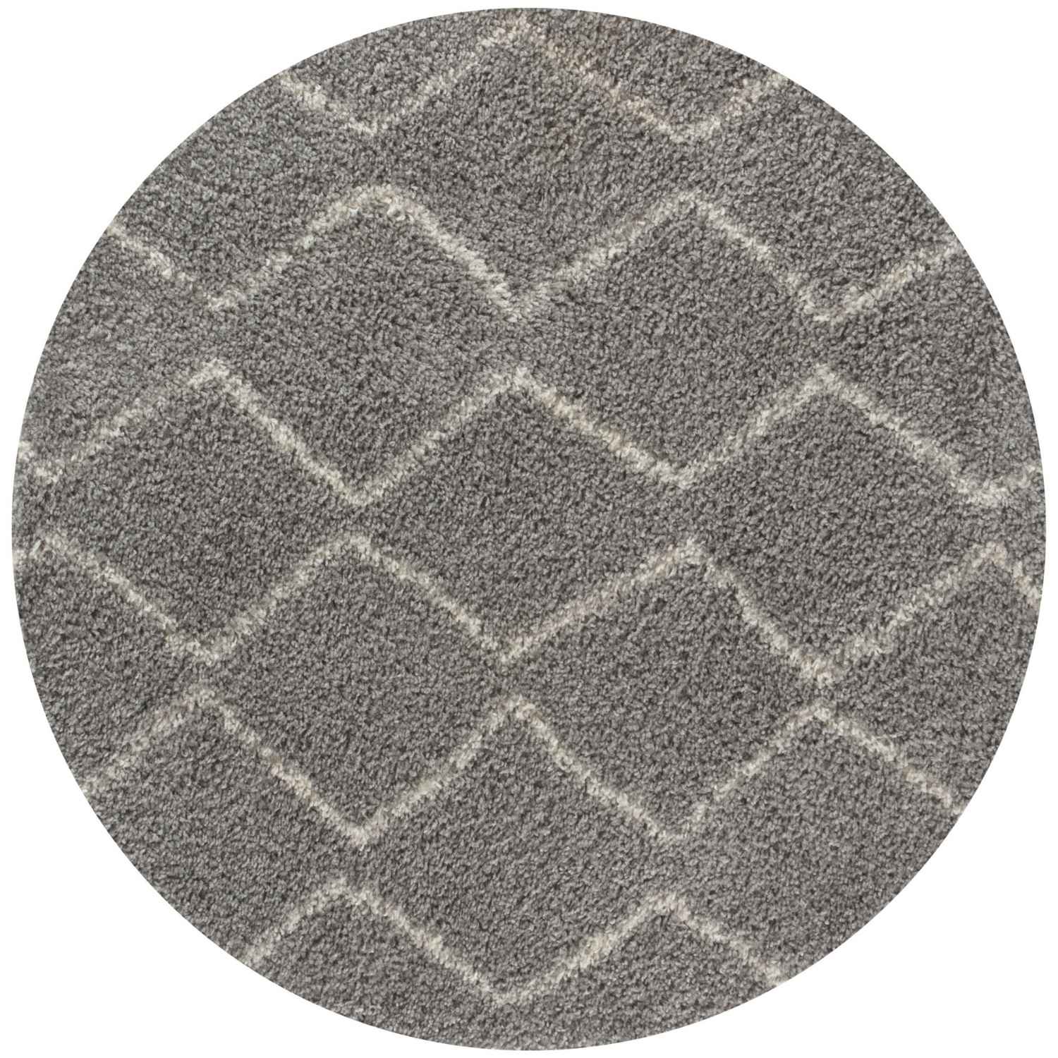 Moroccan Grey Shaggy Rug | 810 - Bargainia.com - 